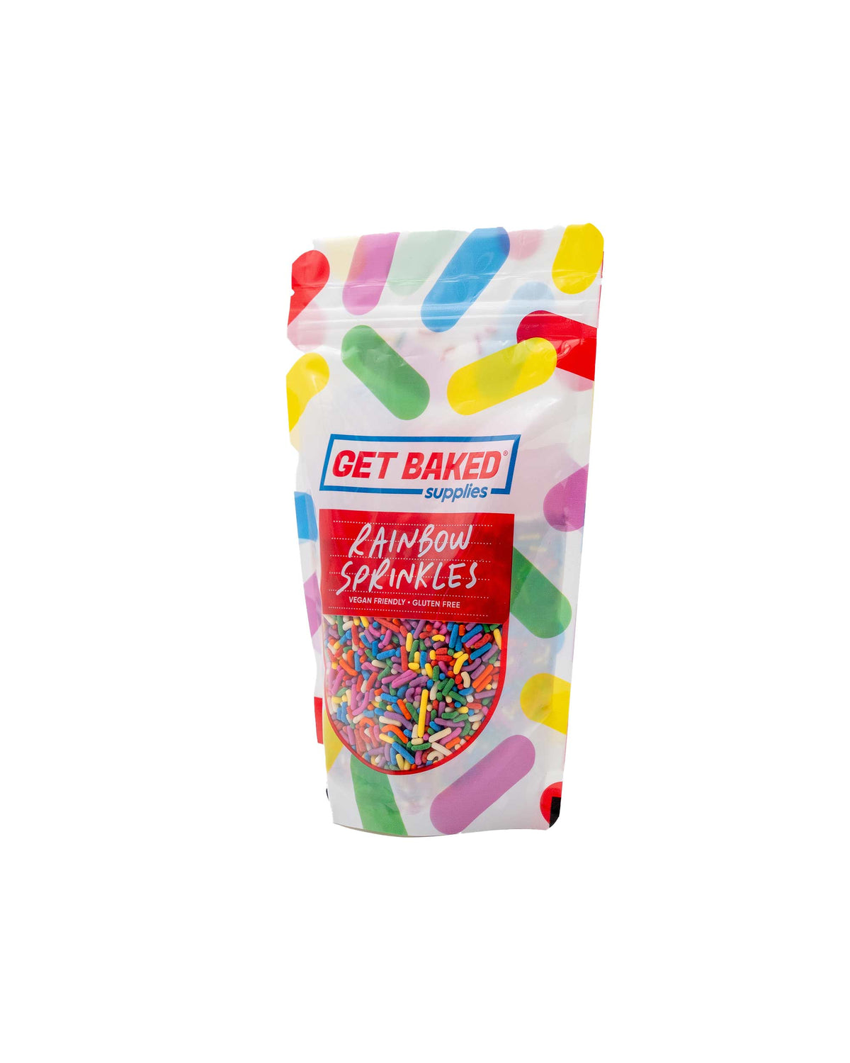 Rainbow Sprinkles: 200g Pouch